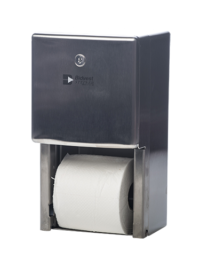 Toilet Roll Holder 2 SS Surface Mounted