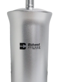 Silver Wall Mounted Toilet Brush Set | Bidvest Steiner