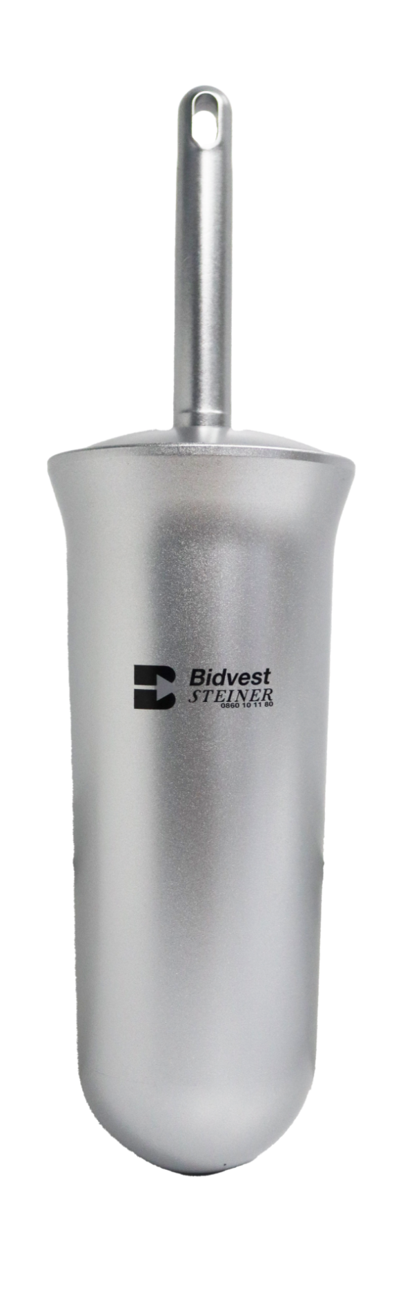 Silver Wall Mounted Toilet Brush Set | Bidvest Steiner