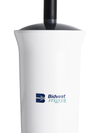 White Wall Mounted Toilet Brush Set | Bidvest Steiner