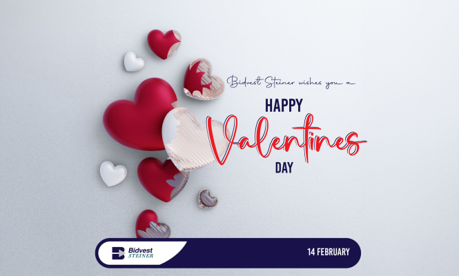 Hearts and love for Valentines day from Bidvest Steiner